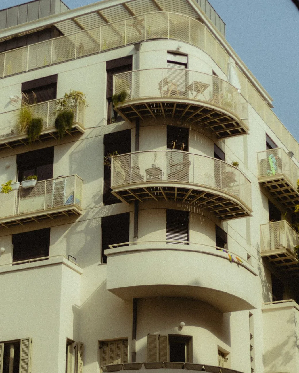 A modern residential apartment building in Delhi NCR